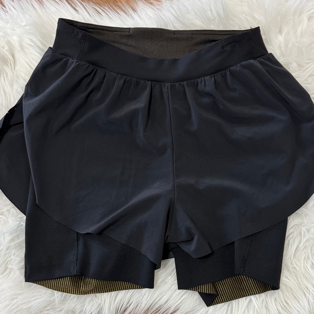 lululemon athletica Midnight Black Athletic Shorts